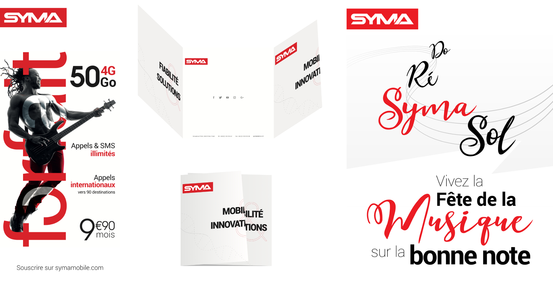 Supports de communication Syma Mobile